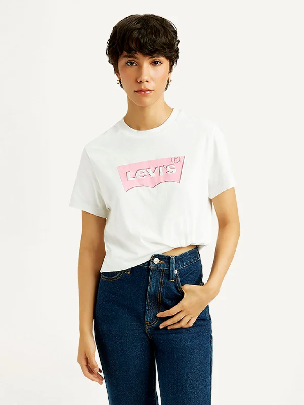 Find Your Unique Flair Women's Brand Logo Relaxed Fit T-shirt