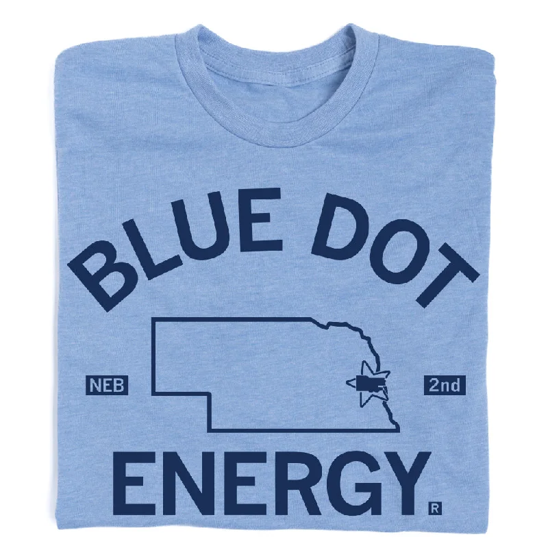 Charming Women's Garments Blue Dot Energy Graphic