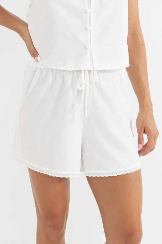 Timeless Women's Garments Presley Short Off White