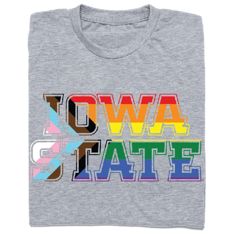 The Latest Fashion Trends ISU Text Progress Pride Flag