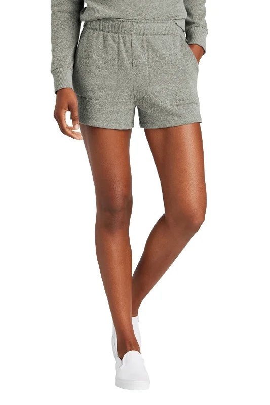 Women's Evening Outfit District Womens Perfect Tri Fleece Shorts w/ Pockets - Grey Frost