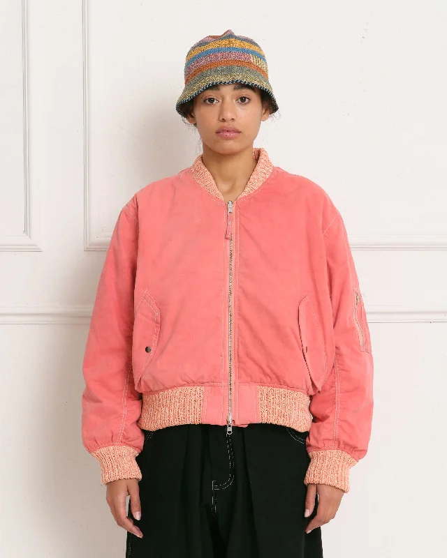 Women's Clothing For Work Seed Bomber - Ancient Pink Wonky-Wear