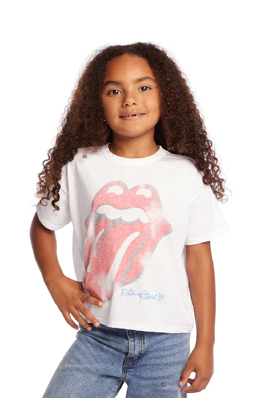 Timeless Women's Garments Rolling Stones Classic Logo Girls Tee