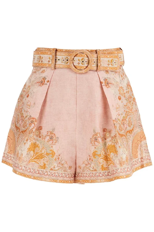 Massive Selection Sale Zimmermann Women's High-Waisted Floral  Linen Shorts