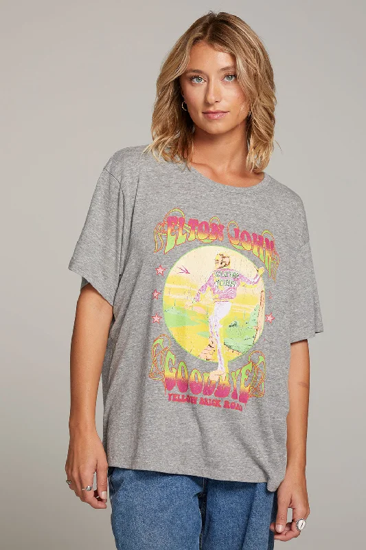 Women's Elegant Outfit Elton John Yellow Brick Road Tee