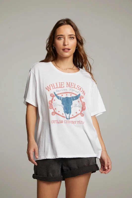 Women's Weekend Outfit Willie Nelson American Legend Tee