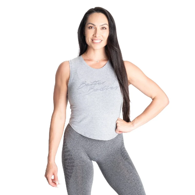 Women's Casual Attire Better Bodies NY Tank Top - Grey Melange