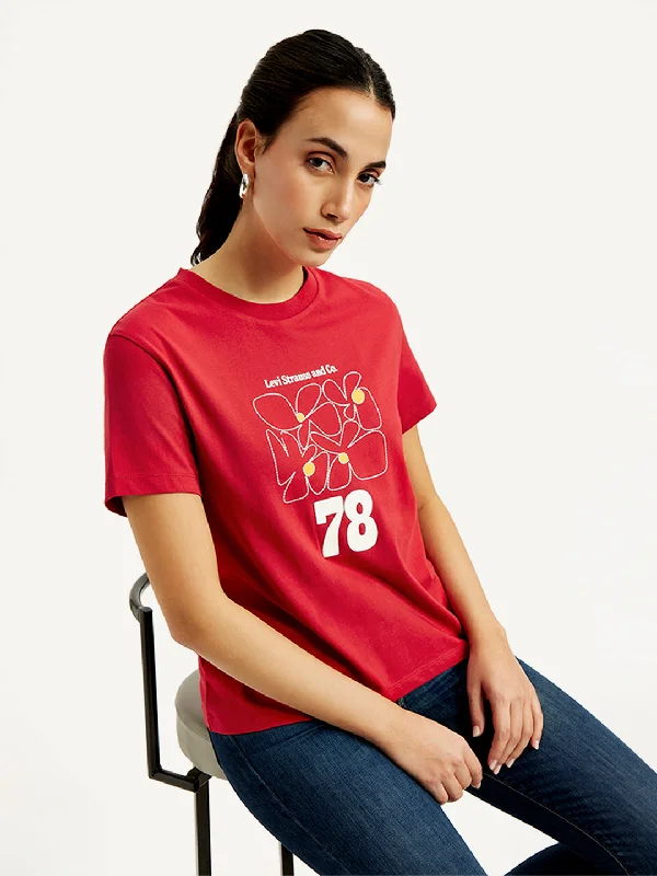 Low Price Special Women's Graphic Print Crew Neck T-Shirt