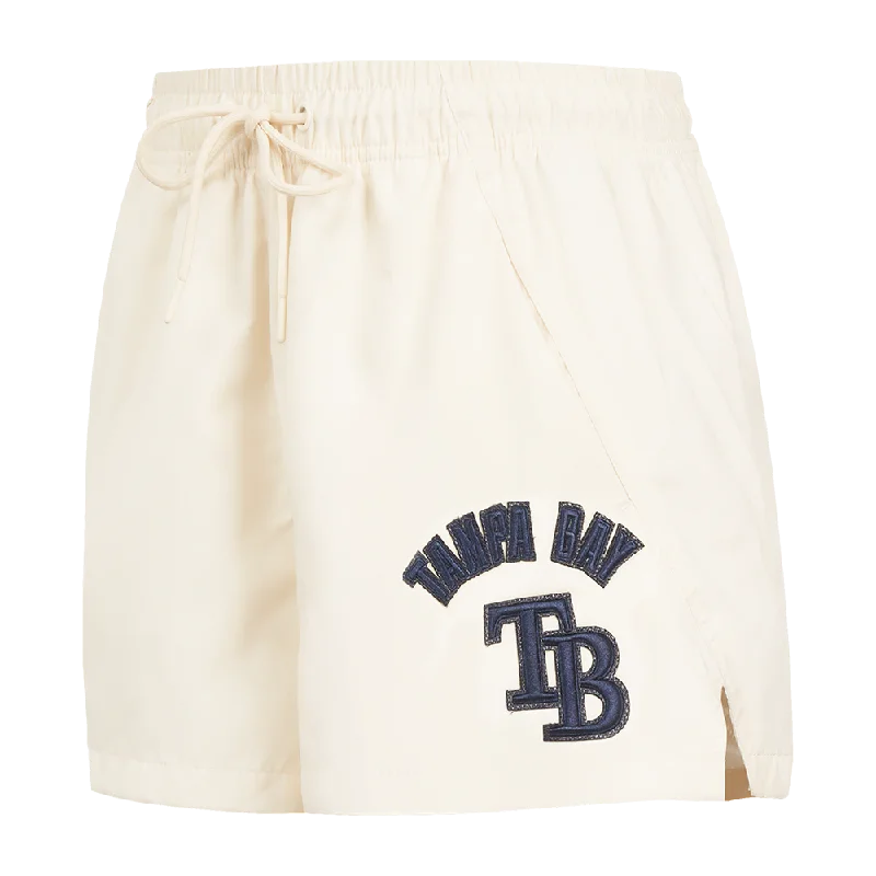 Women's Seasonal Attire MLB TAMPA BAY RAYS TRIPLE TONAL W WOVEN WOMEN'S SHORT (EGGSHELL)