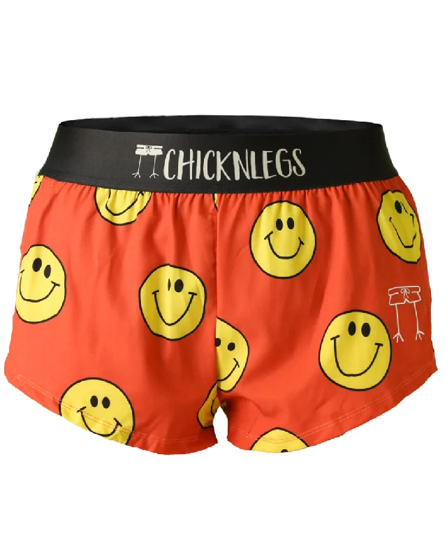 Popular Collection Women's Smiley 1.5" Split Shorts