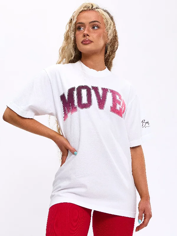 Women's Trendy Activewear Apparel Juicy Moves Tee - White