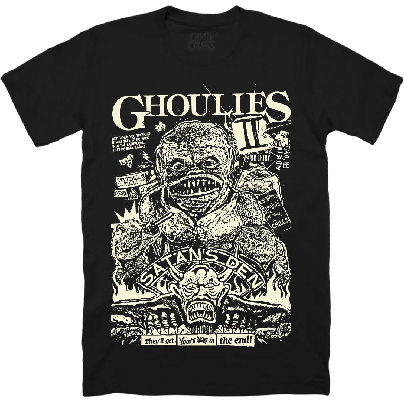 Women's Trendy Apparel GHOULIES II: ENTER IF YOU DARE - T-SHIRT (GLOW IN THE DARK)