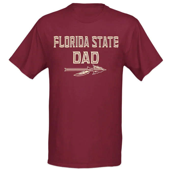 Exclusive Deals Online Ragz Adult/Unisex Florida State Dad Short Sleeve T-shirt - Garnet