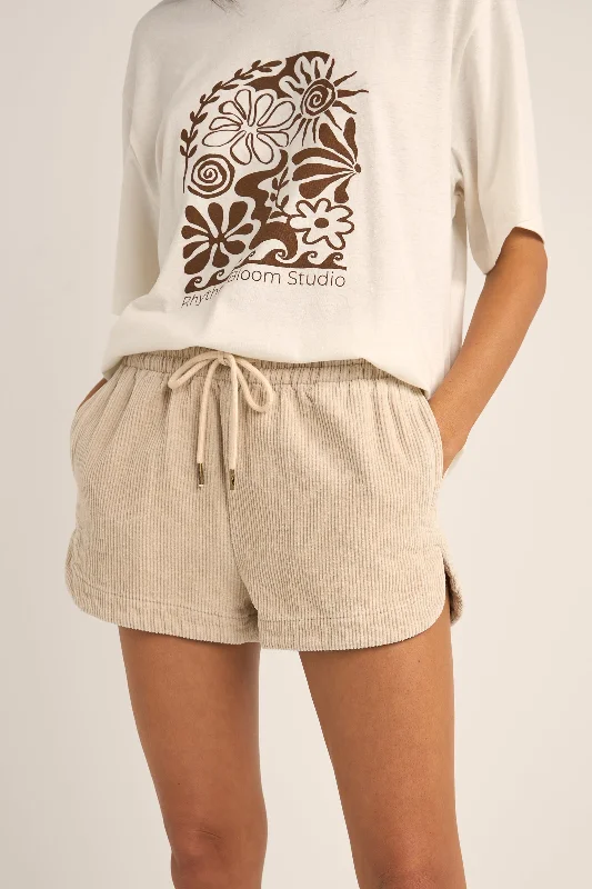 Women's High-Fashion Apparel Mazzy Corduroy Short Sand