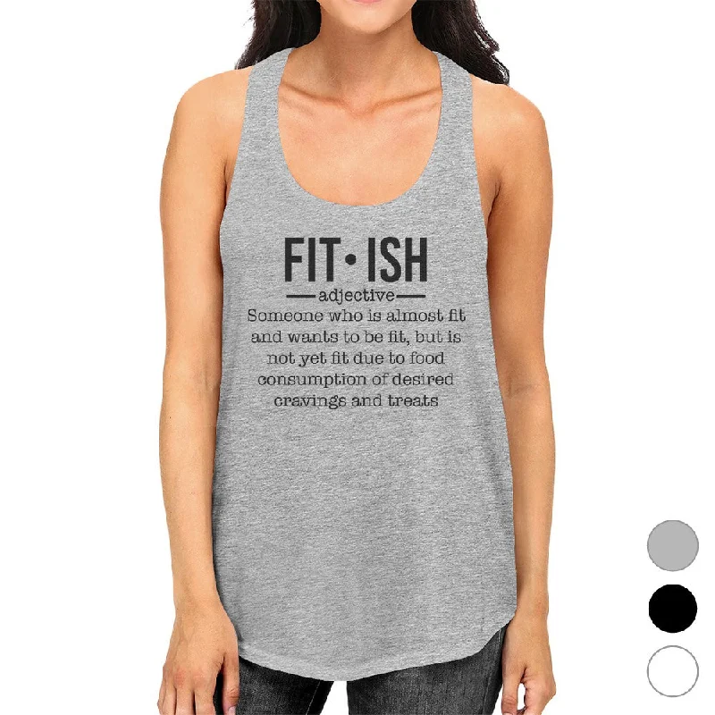 Casual Apparel For Women Fit-ish Womens Cute Workout Gym Tank Top Unique Graphic Shirt Gifts