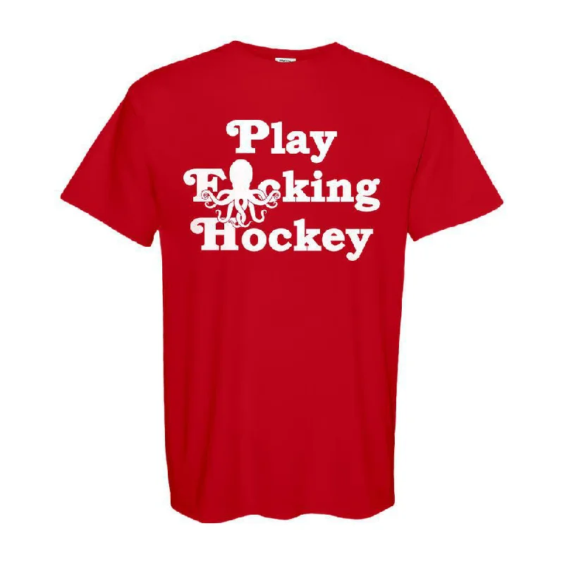 Women's Vintage-Inspired Clothing Play F Hockey Tee