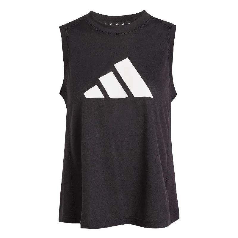 Women's Comfortable Lounge Attire adidas Training Esssentails Logo Tank Top - Womens - Black/White