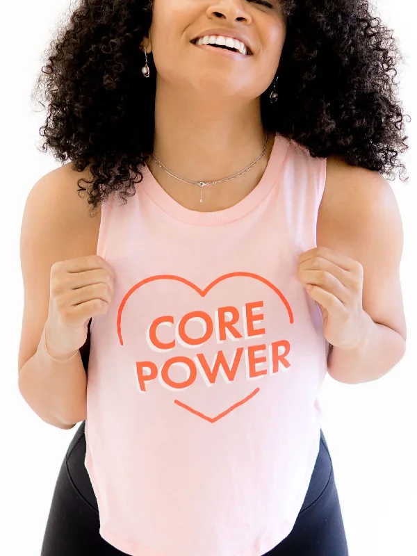 Limited Stock CorePower Neon Heart Tank