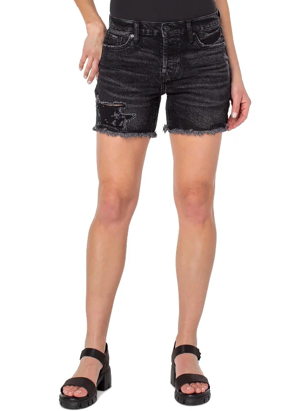 Women's Evening Garments Earnest Womens Frayed Hem Short Cutoff Shorts