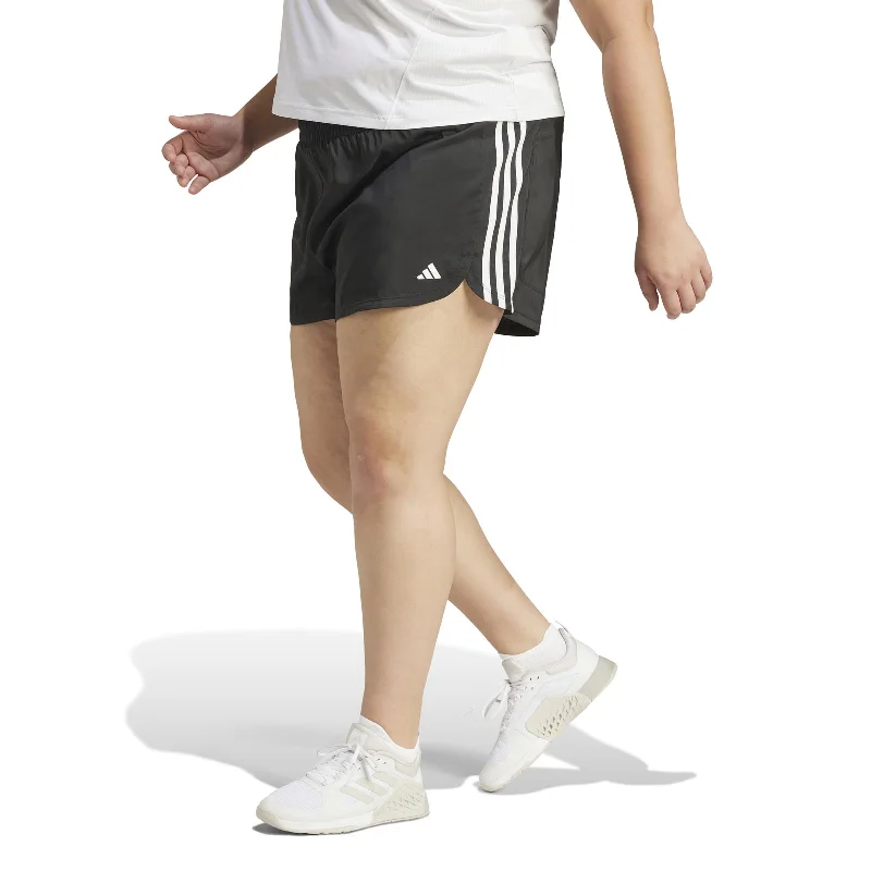 Women's Athletic Apparel adidas Pacer Training High-Rise Womens Plus-Size Shorts