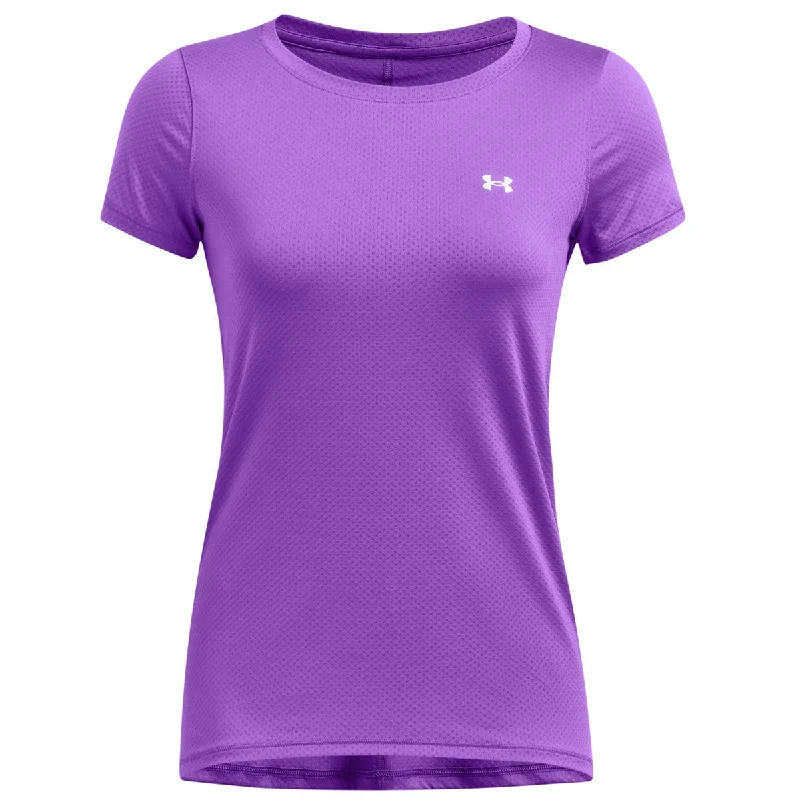 Chic & Cozy Collection Under Armour Heatgear Armour Short Sleeve Training Top - Womens - Lavish/White