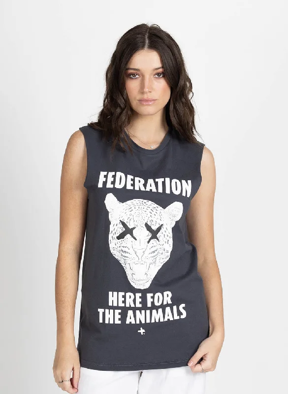 Classy Style Discounts Staple Tank - Animals