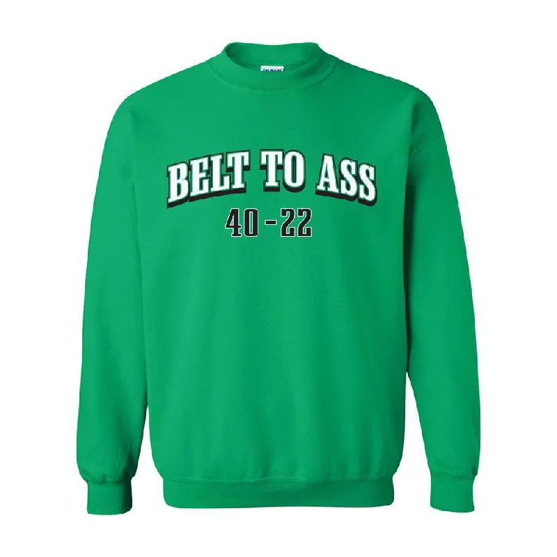 Edgy Fashion Deals Belt To A Crewneck