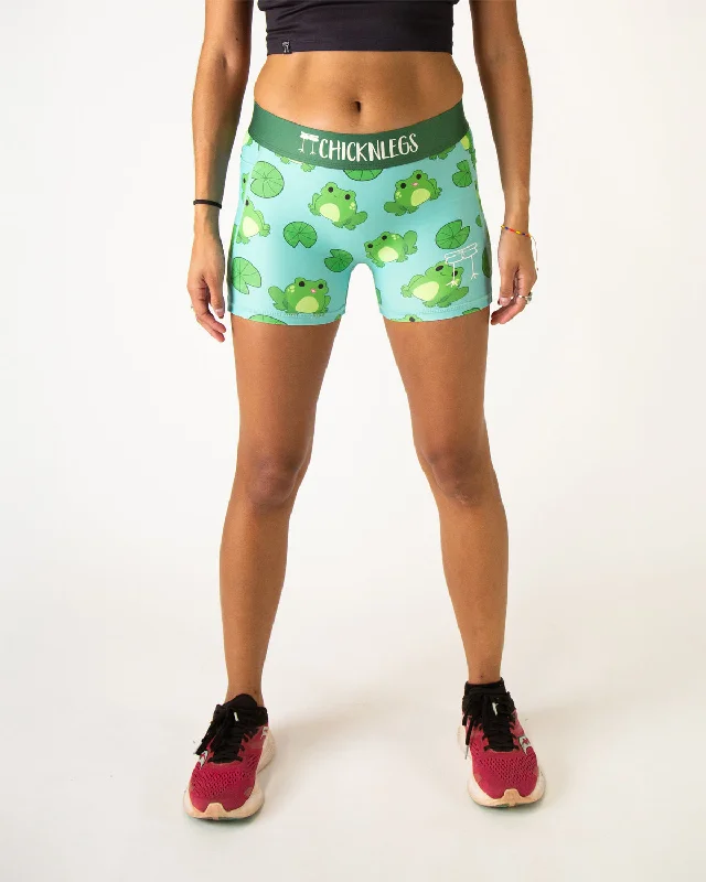 Women's Trendy Apparel Women's Fartlek Froggies 3" Compression Shorts