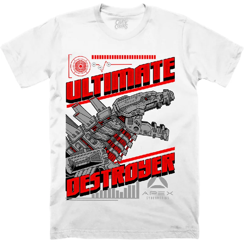 Women's Clothes And Apparel MECHAGODZILLA: ULTIMATE DESTROYER - T-SHIRT (WHITE)