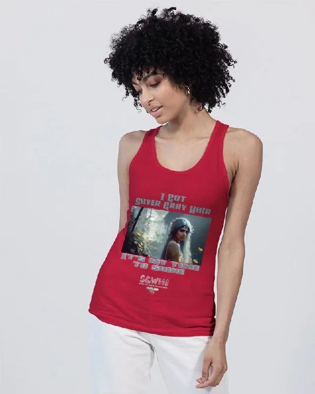 Elegant Women's Attire Indian sister to shine Unisex Jersey Tank | Bella + Canvas