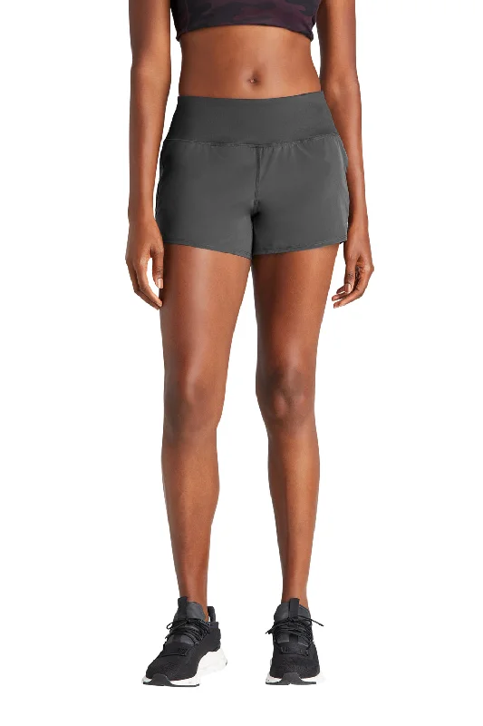 Women's Functional Outfit For Outdoor Activities Sport-Tek Womens Repeat Shorts - Graphite Grey - Closeout