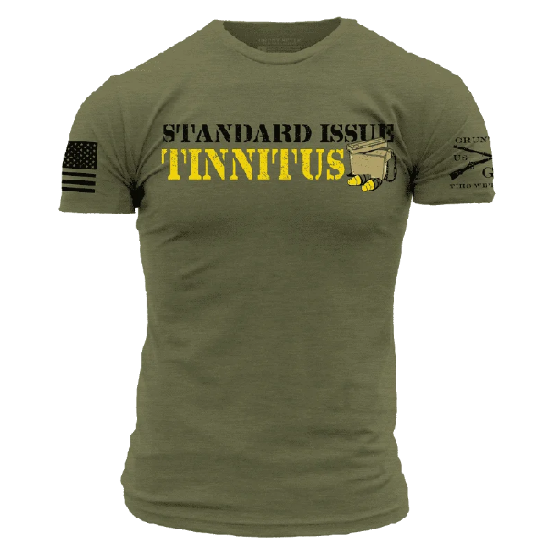 Women's Trendy Attire Tinnitus T-Shirt - Military Green