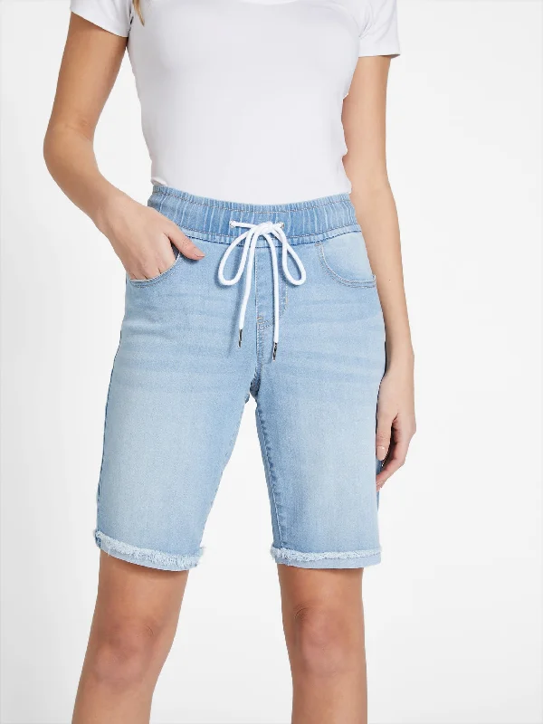 Sophisticated Style Offers Eco Katya Denim Jogger Shorts