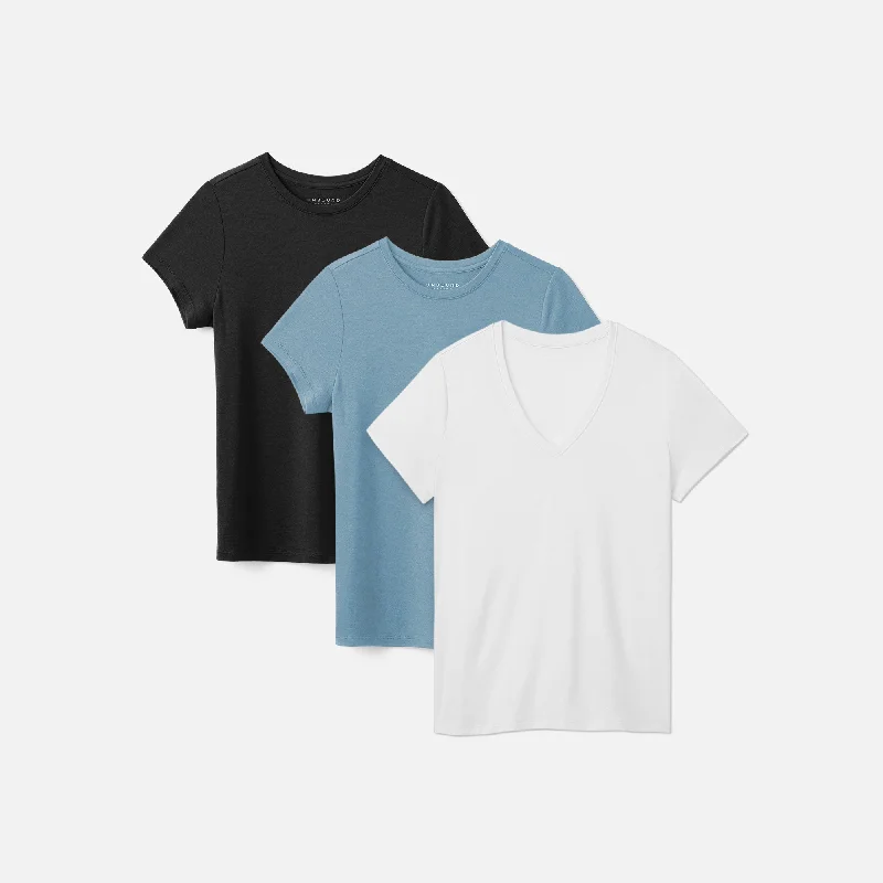 Women's Seasonal Clothes Women's 3 Pack // Merino T-Shirts