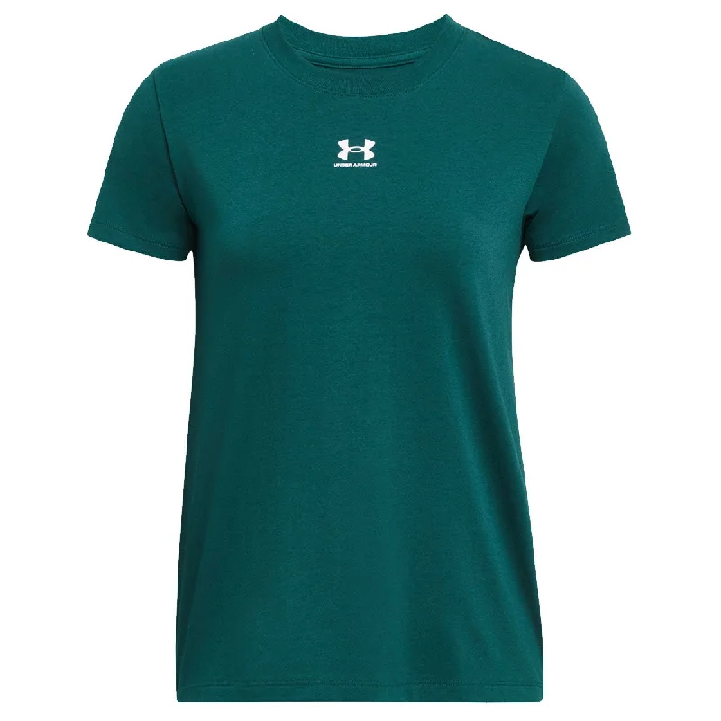 Affordable Women's Attire Under Armour Off Campus Core Short Sleeve Tee - Womens - Hydro Teal/White