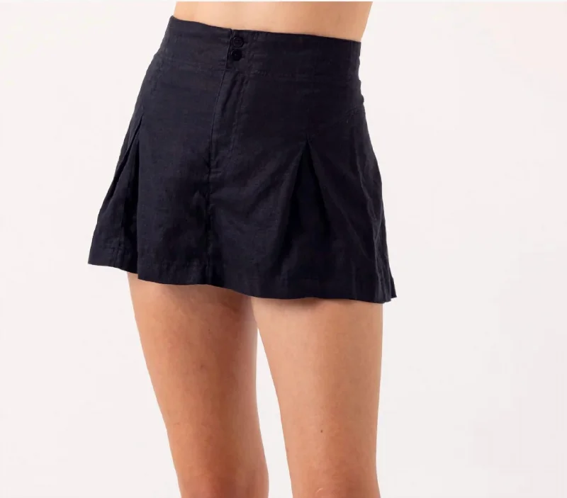 Women's Clothing Outfit Set Lotta Skort In Black