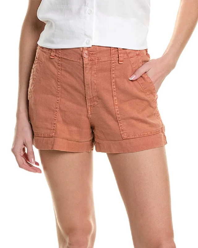 Hot Deals Bella Dahl Sol Utility Tab Linen-Blend Short