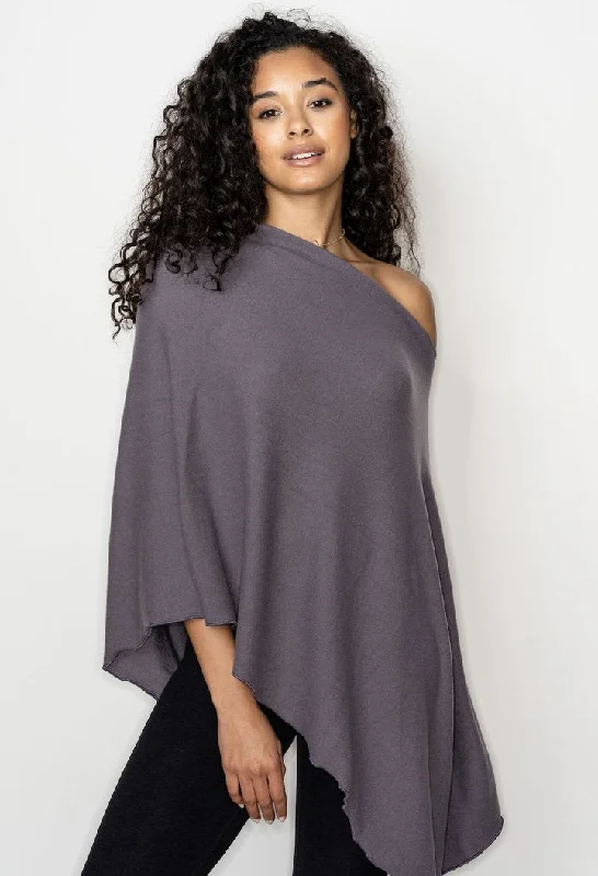 New Season Fashion Preview Be Love - Yoga Poncho Heather Grey