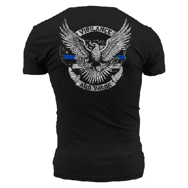 Limited Time Offers Vigilance and Valor T-Shirt - Black