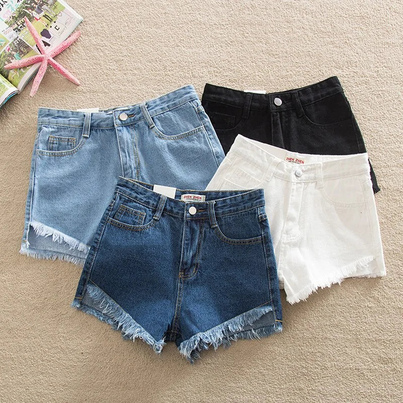 Women's Clothing For Holiday Travel Summer Denim Shorts