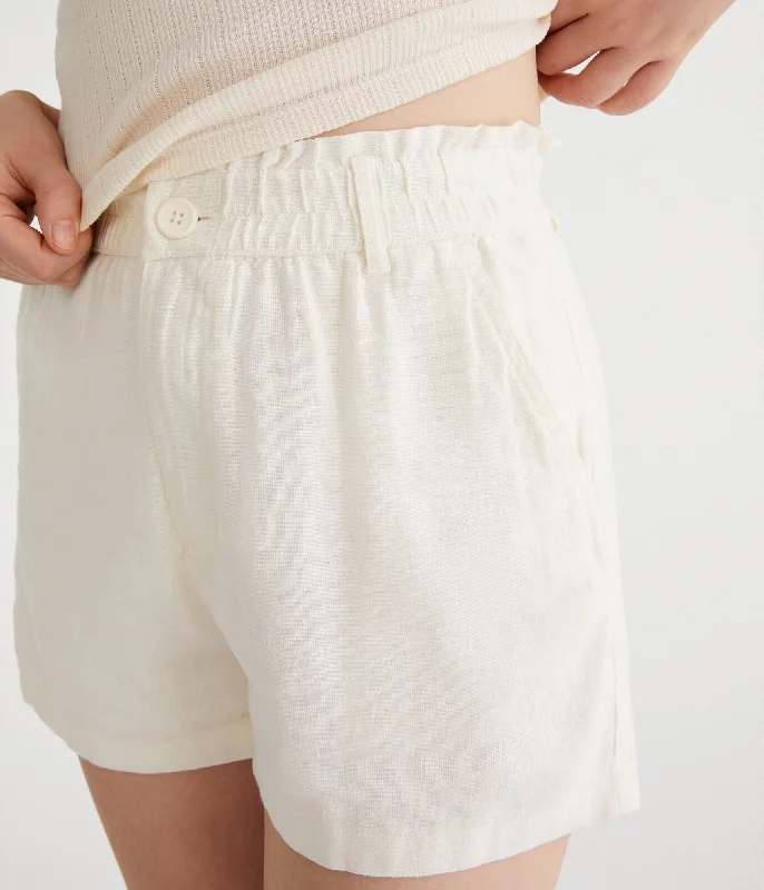 Seize Bargains Aeropostale High-Rise Linen Shorts