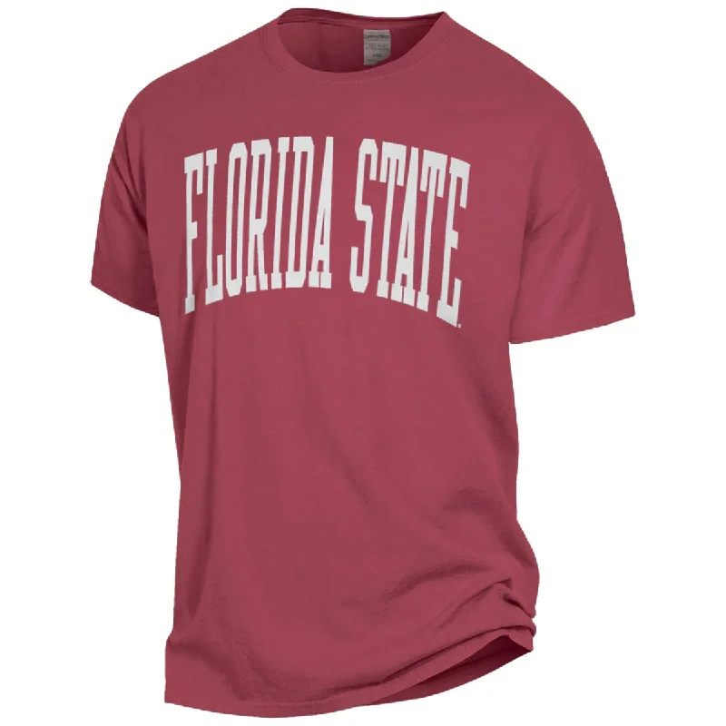 Laid-Back Fashion Offers Gear Adult/Unisex Florida State Comfortwash Short Sleeve T-shirt - Garnet