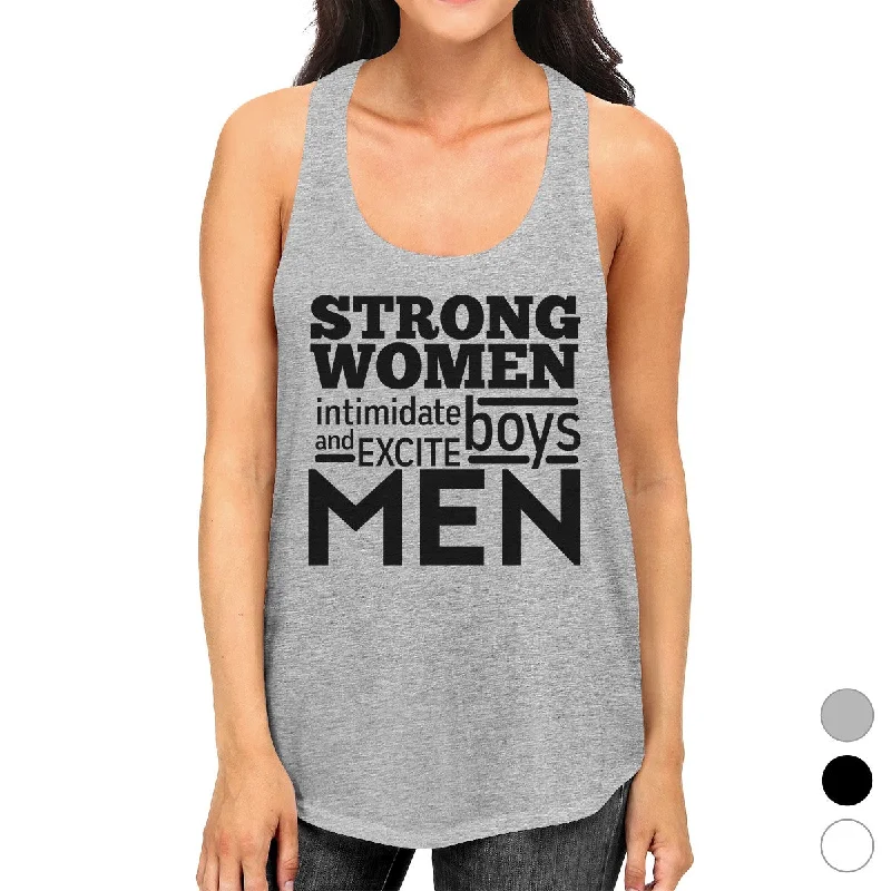 Casual Attire For Women Strong Women Womens Funny Workout Tank Top Fitness Tee Shirt Gifts