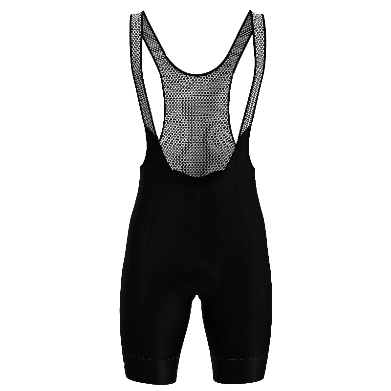 Vibrant Style Promotions WOMEN's SVELTE Bib Short - ALL BLACK