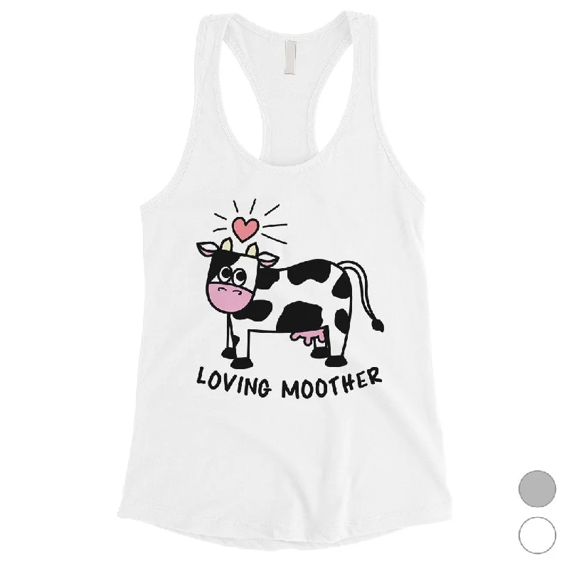 Women's Elegant Apparel Loving Moother Cow Womens Sleeveless Shirt