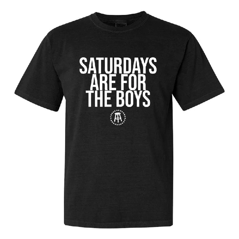 Charming Women's Garments Saturdays Are For The Boys Tee