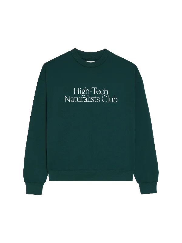 Classy Style Discounts Womens High-Tech Naturalists Club Sweatshirt—foliage green