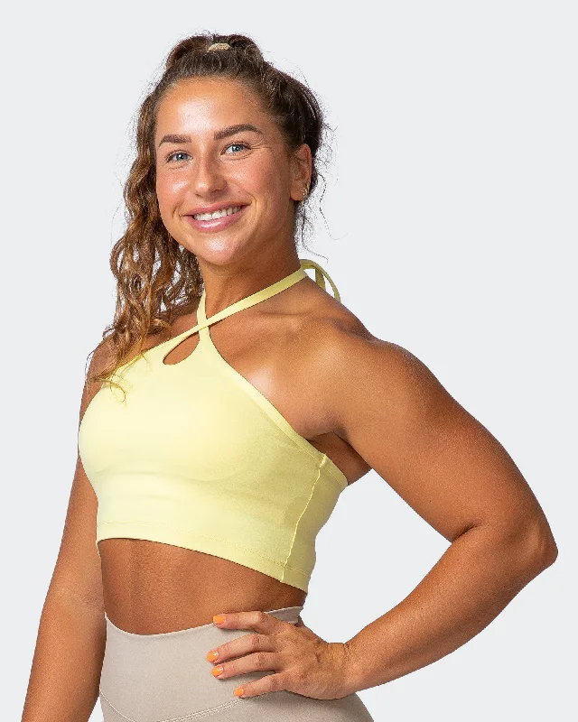 Winter Warehouse Sale Shimmer Bra Tank Combo - Lemon Fizz