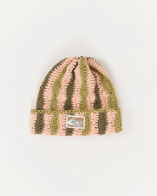 Quick Grab Deals Seaweed Beanie - Pink Wonky-Wear