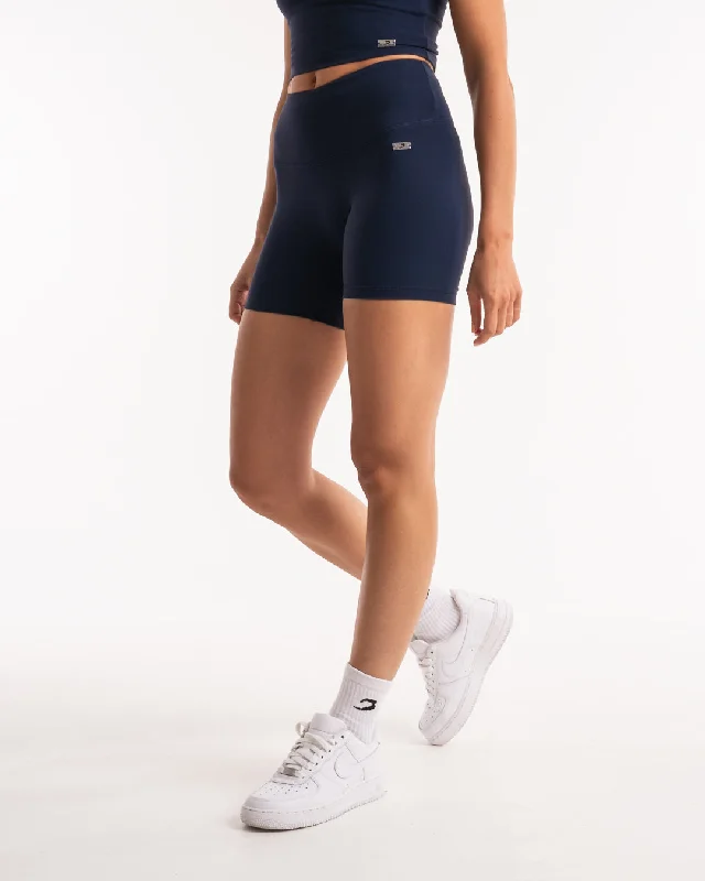 Women's High-Fashion Attire Delia Cycling Shorts - Navy